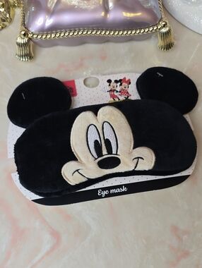 NWT Primark X Disney Mickey Mouse Eye Mask One Size Black & Red
